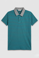 Boys Striper Polo