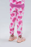 Palm Printed girls Trouser