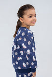 Marie Printed Girls Sweatshirt