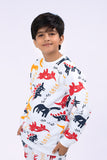 Dino Printed Boys Sweatshirt