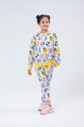 Disney Characters Printed Girls Suit