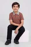 Boys Striper Polo