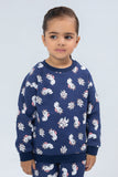 Marie Printed Girls Sweatshirt