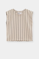 Striper Sleeveless Tee
