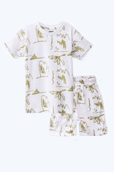 Kids Artful Sprout Combo Printed Suit