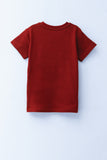 Kids Self Jacquard T-Shirt