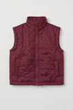 Burgundy Quilted Jacket