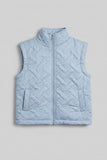 Sky Blue Quilted Jacket