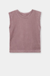 Striper Sleeveless Tee