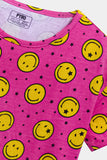 Girls Smiley Face T-Shirt