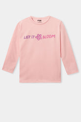 Girls Slogan Print T-Shirt