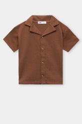 Jacquard Resort Collar Shirt