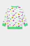 Girls Printed Sweatshirt
