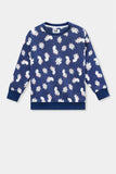 Marie Printed Girls Sweatshirt
