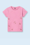 Girls beads Embellished T-Shirt