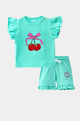 Frill sleeves Suit