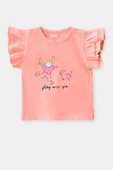 Infant Frill sleeves T-Shirt