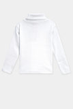 Ribbed High Neck