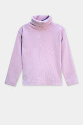 Ribbed High Neck