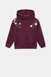 Trendy Embroidered Hoodie