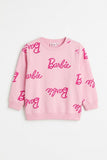 Barbie Graphic Pink Sweatshirt