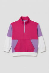 Colorblock Half-Zip Sweatshirt