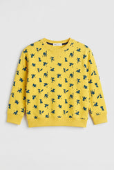 Sunny Safari Print Sweatshirt