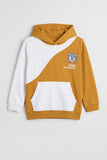Mustard Sonic Colorblock Hoodie
