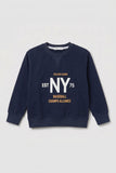 Varsity Navy Sweatshirt