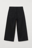 Noir Wide-Leg Denim
