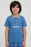 Boys Striped Polo Shirt
