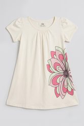Ivory Blossom Floral Dress
