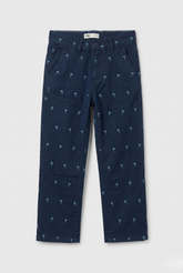 Boys Palm Print Pant