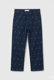 Boys Palm Print Pant
