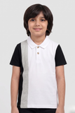 Color Block Button Polo