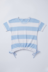 Summer Stripes Crop Tee