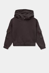 Chain Stitch Embroidered Hoodie