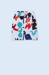 color pop Printed Short