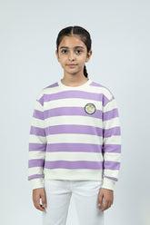 Girls Striper Sweatshirt