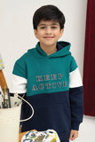 BOYS COLOR BLOCK HOODED TOP