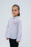 Girls Woven Embroidered Shirt