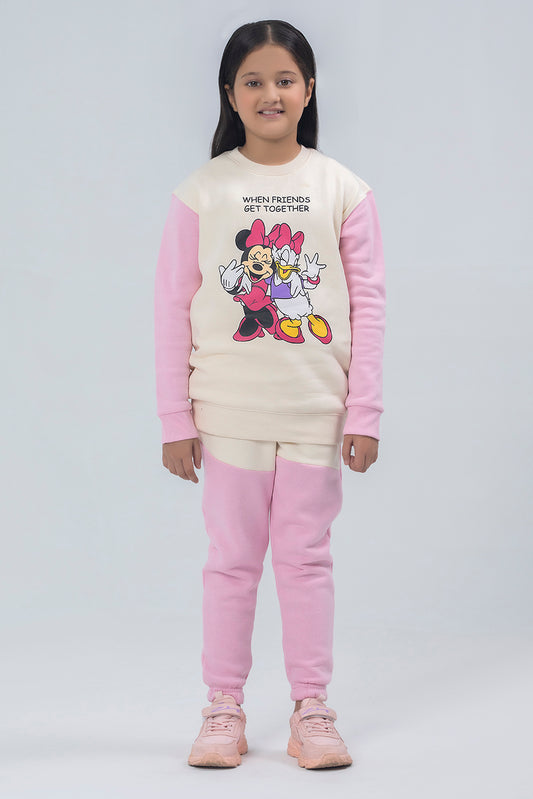 Girls Color Block Suit