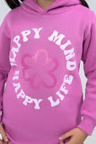 Girls Happy Hooded Top