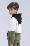 BOYS COLOR BLOCK HOODED TOP