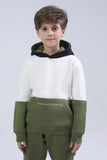 BOYS COLOR BLOCK HOODED TOP