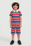 Kids Casual Stripe Twin Set