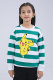 Pikachu Striper Sweatshirt