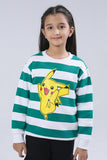 Pikachu Striper Sweatshirt