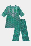 2 Pcs Embroidered Suit