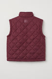 Burgundy Quilted Jacket